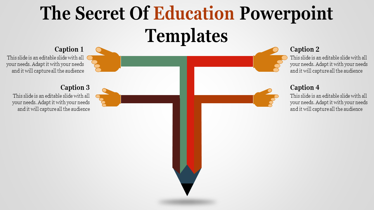 education ppt templates-The Secret Of Education Powerpoint Templates